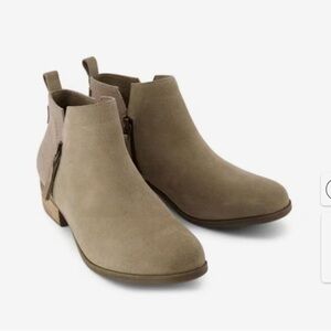 Toms Women's Beige Ankle Booties